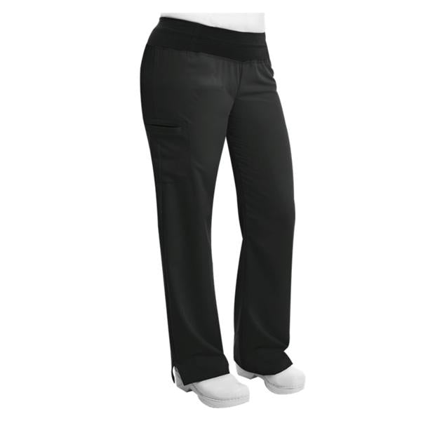 White Swan Uniform. Scrub Pant Jockey 2358 Womens X-Small Black Ea - 2358-15-XS