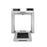 Welch-Allyn Scale Physician Scale-Tronix Stow-A-Weigh 660 Cap Led Dsply Dgtl 4X27X27" Ea - 5202-X