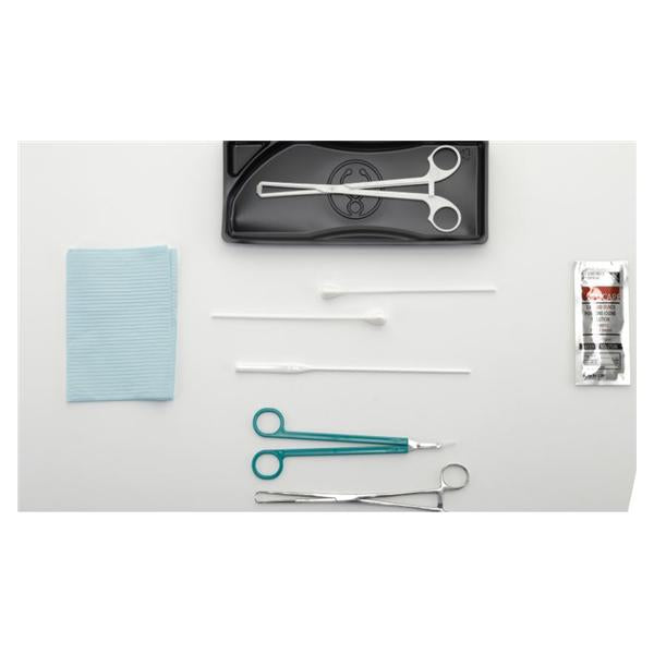 Professional Sterile Sys Kit Iud Insertion With Scissors 8-1/2" L Handle 10/Case - 934K