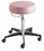 Century Series - Exam Stool Backrest Pneumatic Height Adjustment 5 Casters Azure Blue - 11001B-SR106