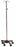 The Brewer Company IV or Infusion Pump Stand Floor Stand 4-Hook Five 3 Inch Swivel Casters - 43417