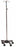 The Brewer Company - IV or Infusion Pump Stand Floor Stand 4-Hook Five 3 Inch Swivel Casters - 43417
