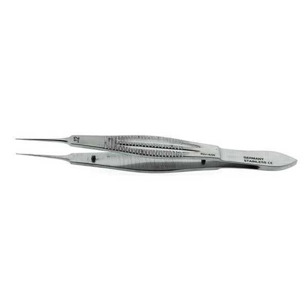 BR Surgical, Forcep Suture Castroviejo 1/2" 1X2 Teeth 12Mm Ea - BR43-15011