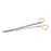 Miltex-Integra Scissors Hysterectomy Operating 10" Curved Tungsten Carbide Ea - 30-2105TC
