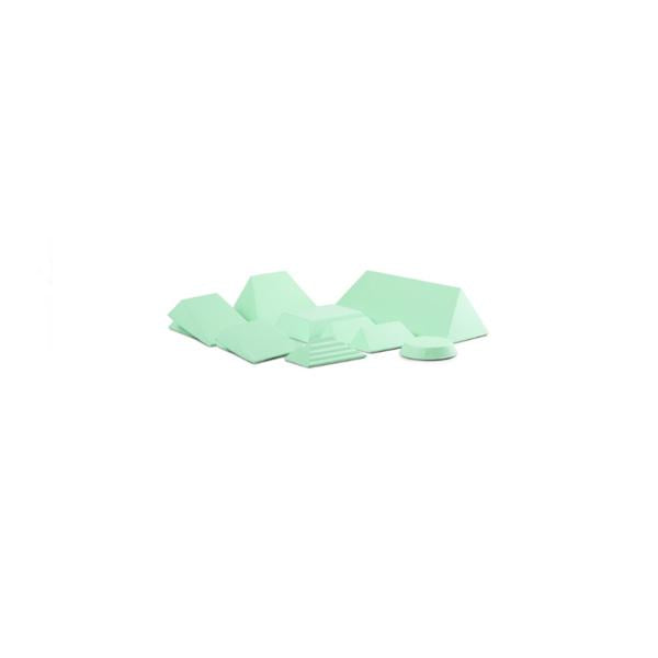 Techno-Aide Positioner Clinick Sponge 11-Piece Kit B Light Green Ea - TE-YSCB
