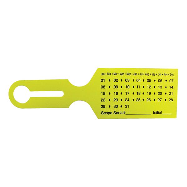 Healthmark Label Sterilization Id Hang Time Yellow 500/Bx - 403225 HTKY