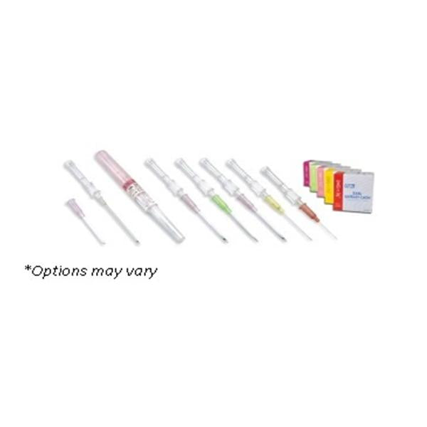 Exel International Catheter Iv Safelet Safety 20Gx1-1/4" 20X1-1/4" W/ Fltr Pink 50/Box, 4 Bx/Ca - 26742