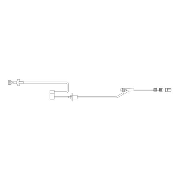 Carefusion Corp. Half Set Valve Med System Iii Needleless 85" 2-Piece Male Luer Lock 50/Ca - 28117E