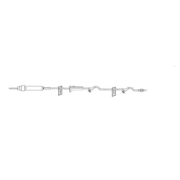 Medsource International Iv Administration Set 2 Split Septum Y-Site 100" 10 Drops/Ml Ea, 50 Ea/Ca - MS-83175