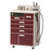 MTI Cabinet Mobile Ent Treatment Custom 2 Door/5 Drawer 25X33.5" Shadow Ea - TC100AS