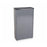 Rubbermaid Can Trash Pwd Ct Stl 24Gal No Lid Gray Rectangle/Raised Bottom 3/Package - FGWB96RGR
