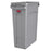 Rubbermaid Can Trash Slim Jim Rsn 23Gal Integrated Cinches Vnt/Rcycl Gray Rectangle 4/Case - FG354060GRAY