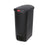 Rubbermaid Can Trash Slim Jim Rsn 18Gal Step-On Pedal Hinge Lid End Stp Blk Rectangle Each - 1883614