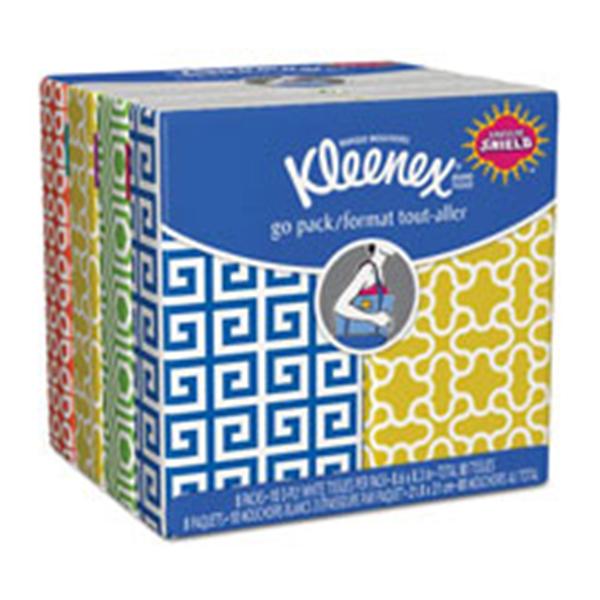 Kimberly Clark Professional Tissue Facial Kleenex White Pocket Pack 3 Ply 12/Ca - 46651