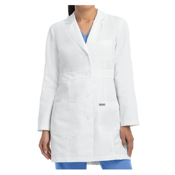 Grey's Anatomy (TM) Lab Coat Jacket Greys Anatomy Womens White Large 34 In Each - 4481-10-L