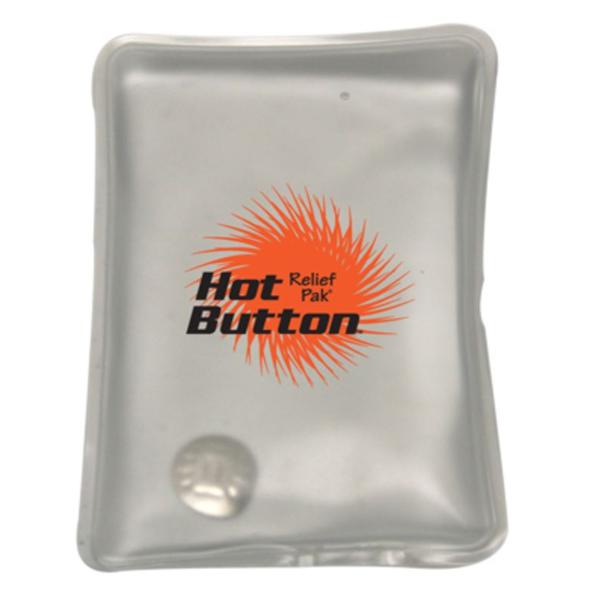 Fabrication Enterprises Pack Heat Therapy Relief Pack Hot Button Gl Instnt Rsbl White Sz Sm 3.5X5.5" Ea - 11-1025