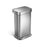 SimpleHuman Can Trash Brushed Ss 11.8Gal Step-On Pedal/Silent Flat Lid Silver Rectangle Ea - CW2024