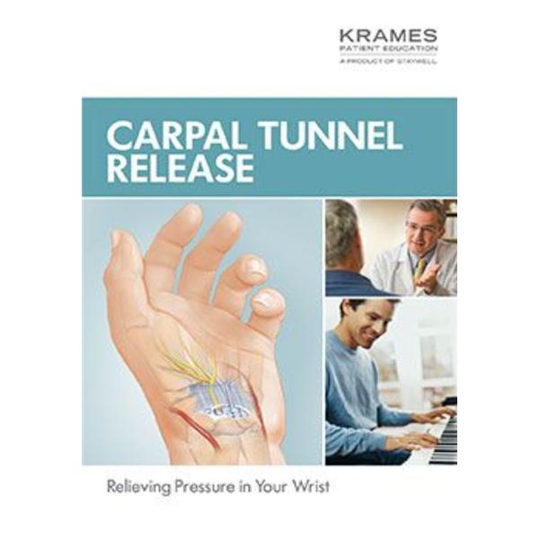 Krames Communications Brochure Informational Carpal Tunnel Ea - 11981