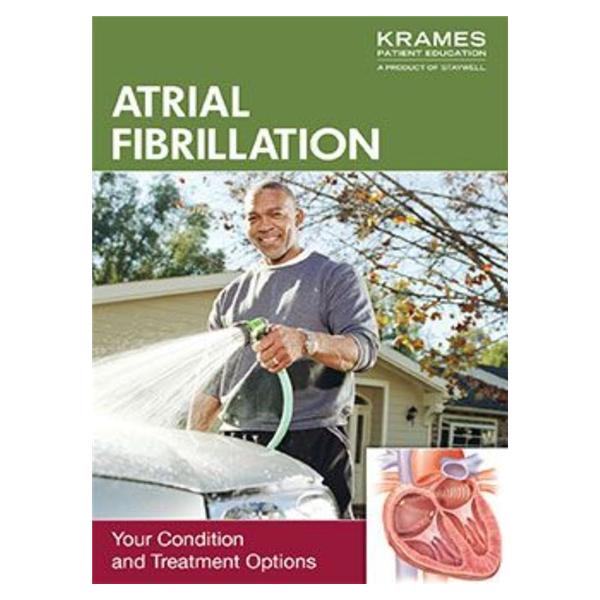 Krames Communications Book Educational Understanding Atrial Fibrillation Ea - 11992