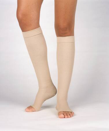 BSN Medical Vairox Compression Stockings Knee High Medium / Long Beige Open Toe - 114474