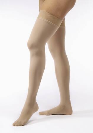 JOBST Opaque - Compression Stocking Knee High Small Natural Closed Toe - 115282