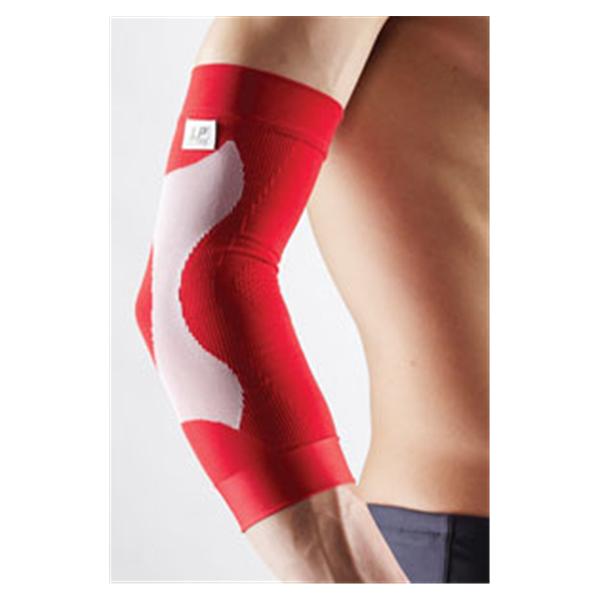 La Pointique International LTD Sleeve Power Elbow Lycra Red Size Small Ea - L250-22