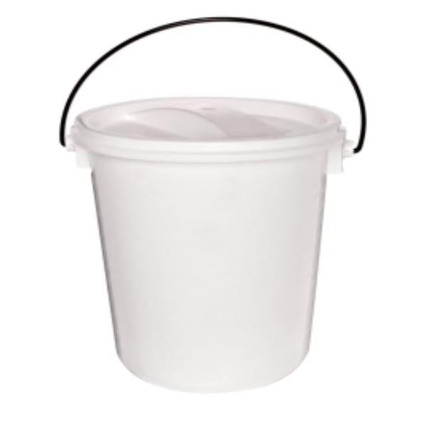 Nalgene Bucket Kick Ldpe 2Gal Lid Graduated White Ea - 71020080