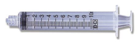Becton Dickinson BD Luer-Lok General Purpose Syringe 10 mL Individual Pack Luer Lock Tip Without Safety - 309604
