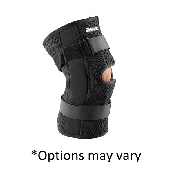 Breg. Brace Support Economy Knee Neoprene Black Size Large Ea - 11214