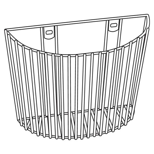 W A Baum Co Inc Basket Wall For Inflation System 3.75X9.75X7" Large Neutral White Ea - 2422