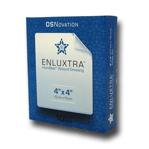 Osnovation Systems Dressing Enluxtra Humifiber 4X4" 100/Case - ENL4X4
