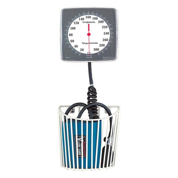 W A Baum Co Inc Sphygmomanometer Aneroid Calibrated V-Lok Adlt Arm Hi Cnrst Dl Dspl Ntrl Wht Ea - 950