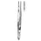 Sklar Instruments Forcep Utility Bonaccolto 4" Cross Serrated Straight 1.2Mm Jaw Ss Ea - 66-6340
