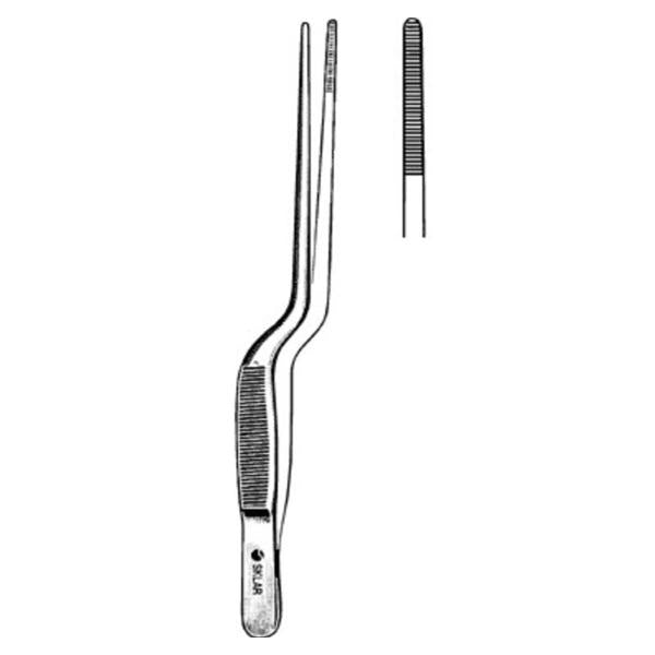Sklar Instruments Forcep Jansen 6-1/2" Straight Stainless Steel 12/Bx - 21-605