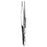 Sklar Instruments Forcep Dressing 4" Cross Serrated Straight Stainless Steel Reusable Ea - 66-6268