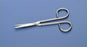 Busse - Utility Scissors Nurse 5-1/4 Inch Length Floor Grade Stainless Steel Sterile Finger Ring Handle Angled Sharp Tip / Blunt Tip - 7246