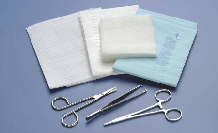 Busse Hospital Disposables - Laceration Tray With Instruments Sterile - 751