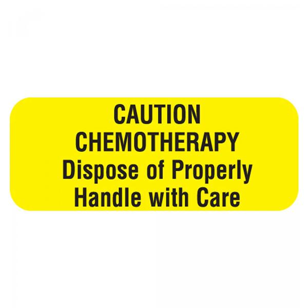 TimeMed a Div of PDC Label Caution Chemo 900/Bx - 12-O