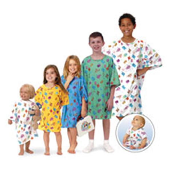 Fashion Seal Gown Exam Mobies Large Green Non Sterile Pediatric Ea - 5520-LG