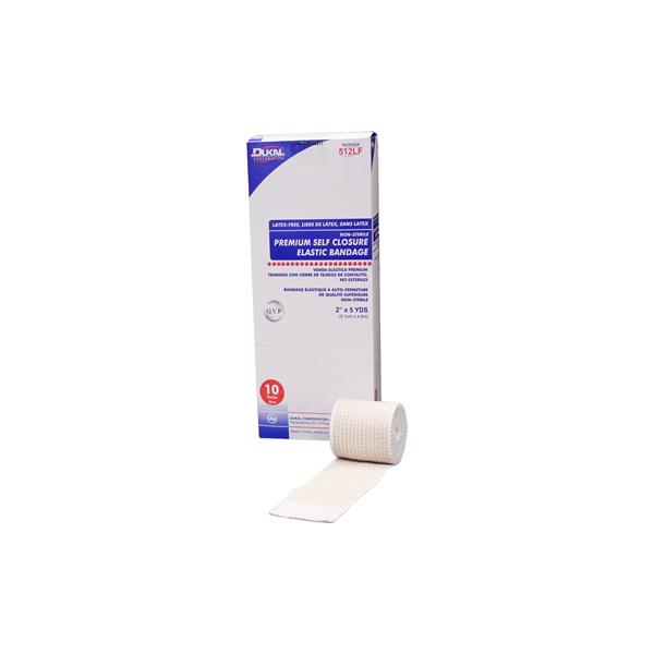 Dukal Corporation Bandage 2"X5Yd Elastic Beige Not Made With Natural Rubber Latex 10/Box, 5 Bx/Ca - 512LF