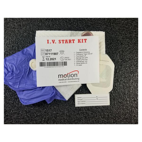 Motion Medical Distributing Kit Iv Starter Not Made With Natural Rubber Latex 50/Ca - 1517