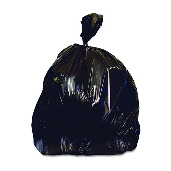 Heritage Bag Company Liner Trash Can X-Liner 33Gal Resin 33X39" Black 100/Ca - X6639SK R01
