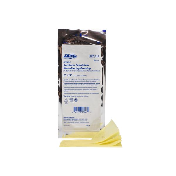 Dukal Corporation Dressing Xeroform Petrolatum 4"X4" Sterile 25/Box - 215