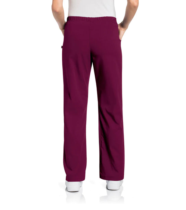 Alexis - Scrub Pants Flare Leg Large Steel Female - 9306STAHPLG