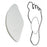 Aetna Felt Corporation Pad Longitudinal Foot Foam 1/4" Thick Adhesive 25/Package - 29406