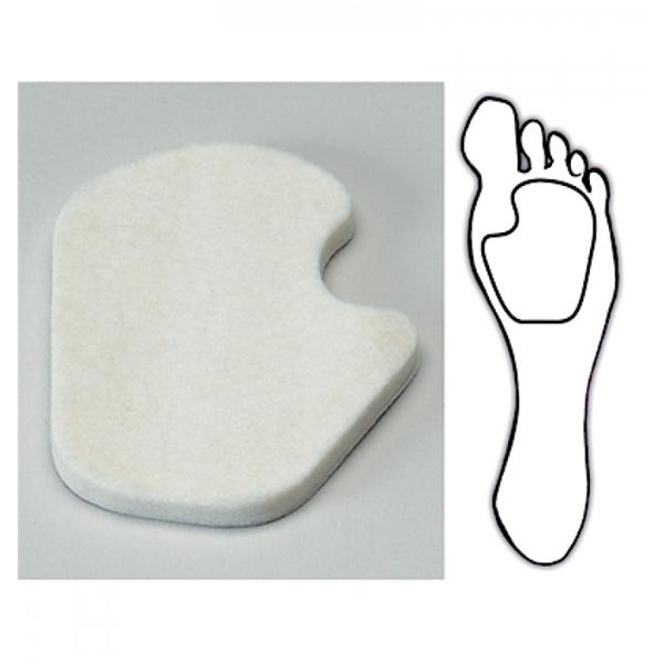 Aetna Felt Corporation Pad Sesamoid Foam 1/4" Thick Adhesive 25/Package - 29417