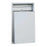 Bobrick Can Trash Classic Series Ss/Stn 12Gal Hemmed Top Edges/Recessed Gray Ea - 3644