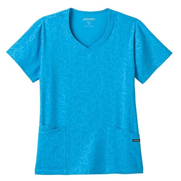 Jockey (TM) Scrubs Scrub Top Jockey X-Large Turquoise Ea - 2337-066-XL