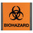 HPTC Labels Warning Biohazard 25/Pk - WBWL25