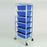 Tote Rack, 6 | Blue | Aluminum/Polyester | Health Care Logistics